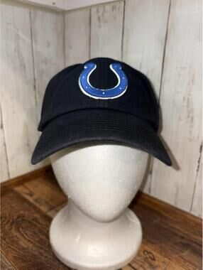 Indianapolis Colts 47 Brand Hat Recycled Bottles Fitted XL Black w/Blue Logo